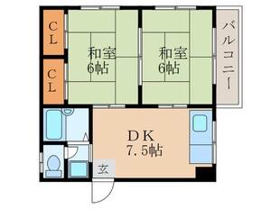 ｂａｕ竹谷の物件間取画像